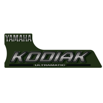 Naklejka Yamaha Kodiak 400 450 zielona lewa